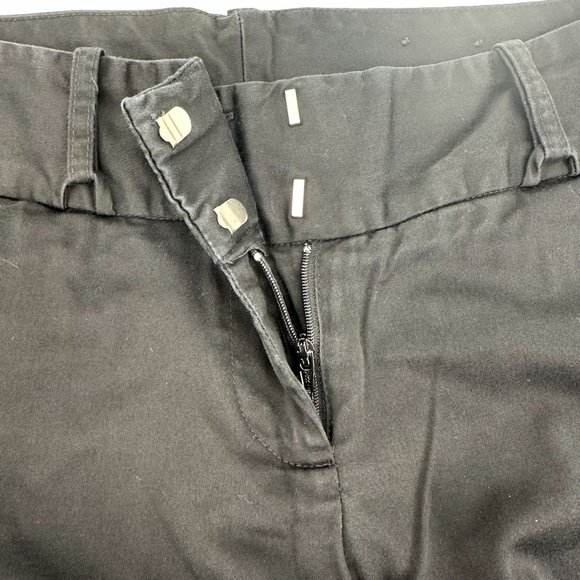 Maurices Womens Black Wide Leg Mid Rise Lightweight Capri Pants Size 7/8 - Picture 3 of 5